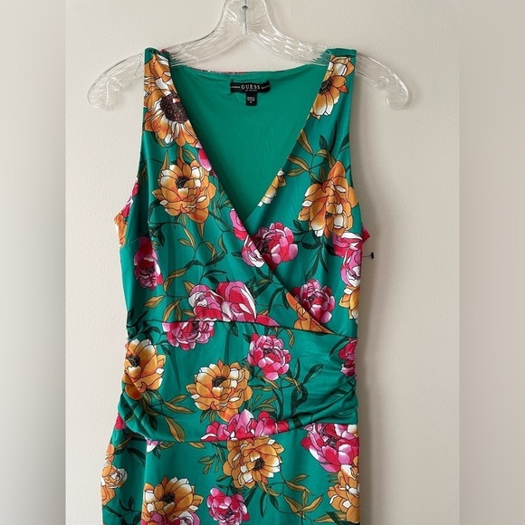 Guess Lamara Bloom Print Sleeveless Dress Size M - Picture 4 of 11